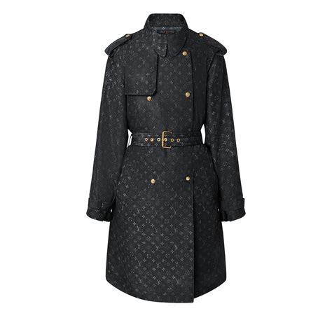 louis vuitton monogram fur coat|Louis Vuitton trench coat price.